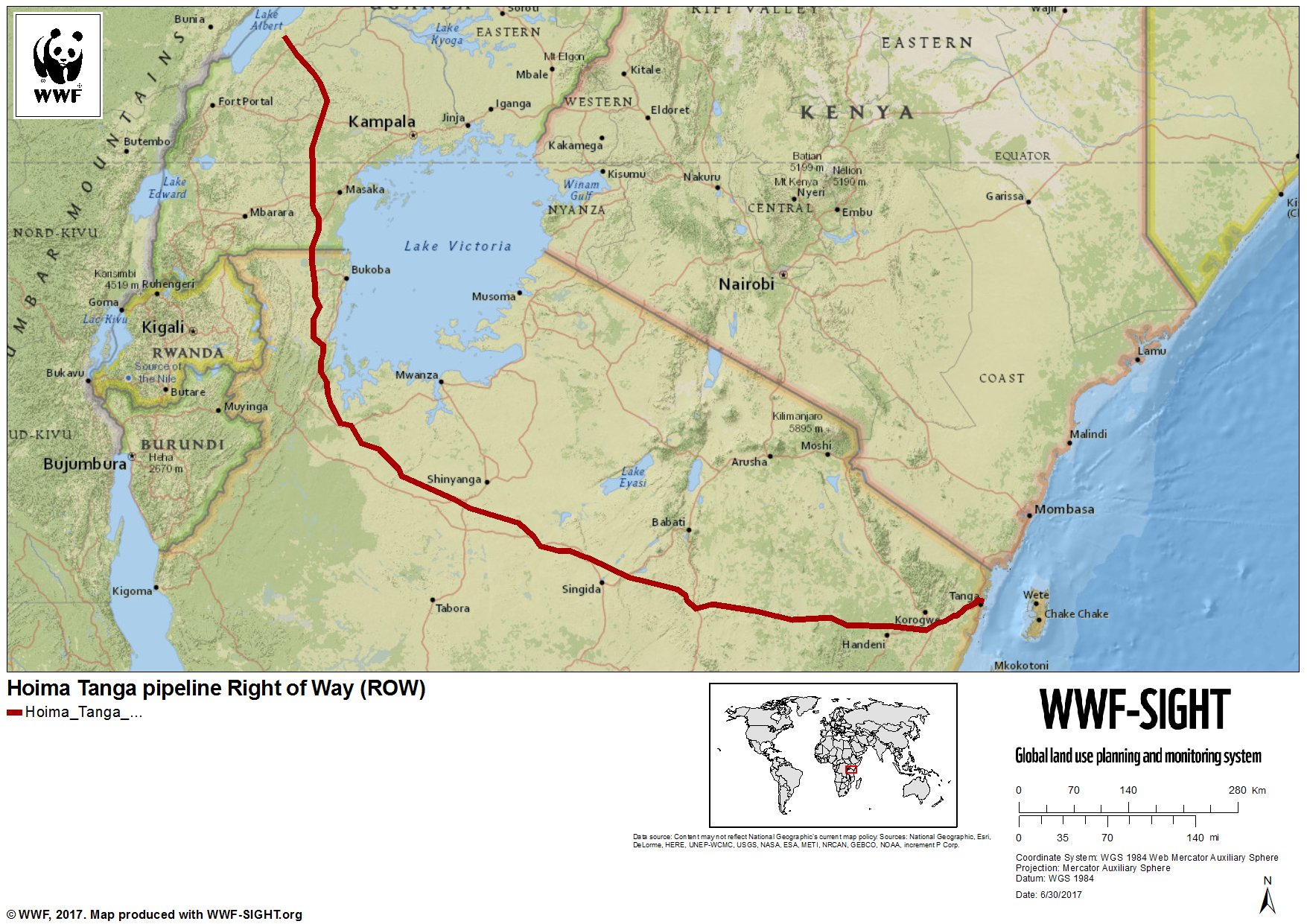 Hoima Tanga pipeline